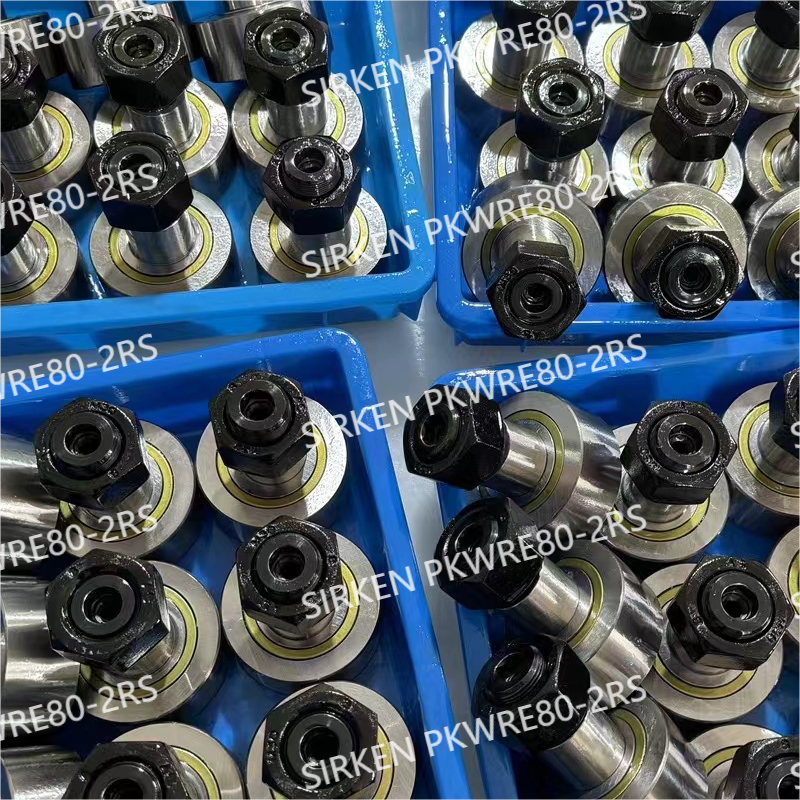 SIRKEN PWKRE80-2RS Crowned Cam Follower-Hex Head 